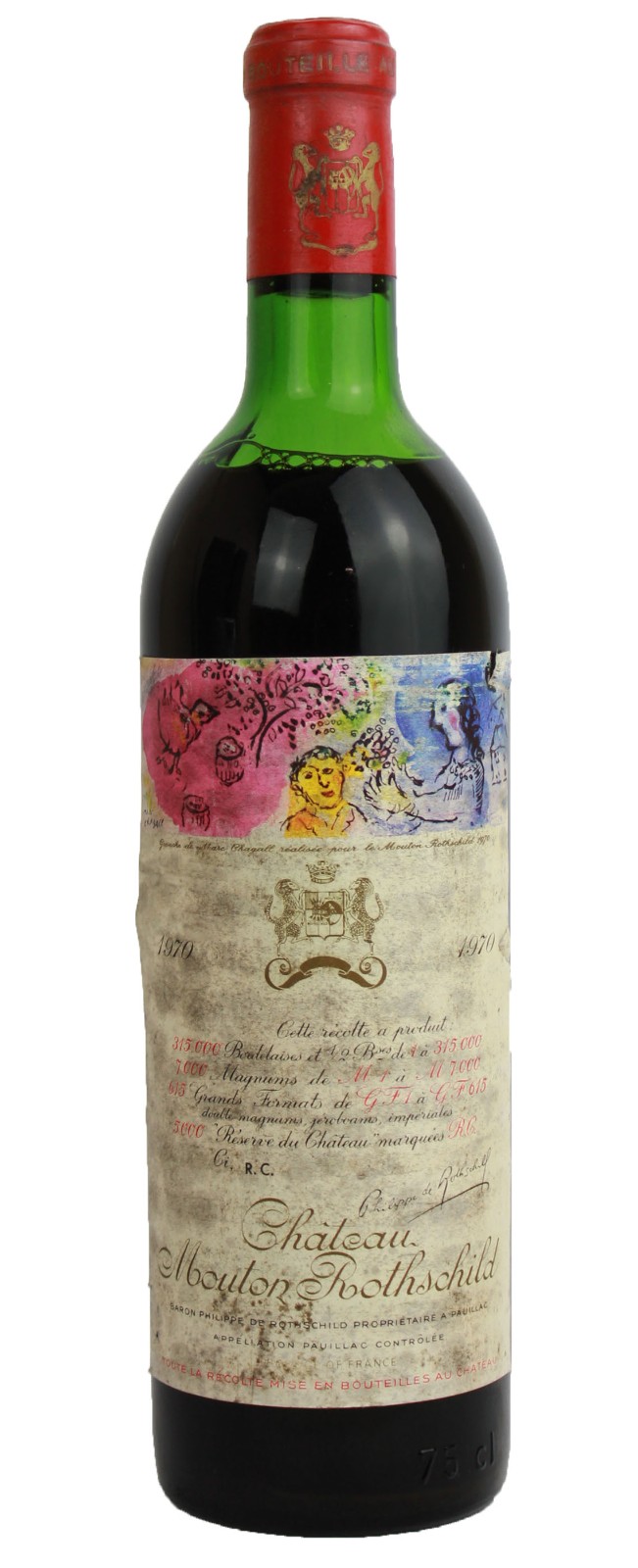 Chateau Mouton Rothschild , Red Wine , 1970 | Vintage Wine